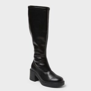 Women’s Danika Tall Stretch Boots  – Wild Fable™ Black Size 9.5